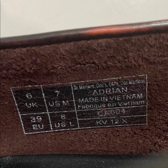 Dr. Martens Adrian NEW Cherry Red Arcadia Loafers Size 7  Classic Tassel Design - Picture 10 of 15